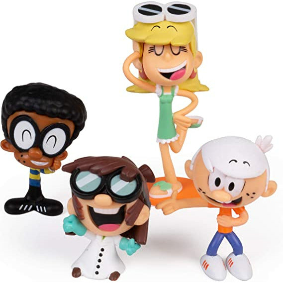 The Loud House Figure 4 Pack - Lincoln, Clyde, Lisa, Leni