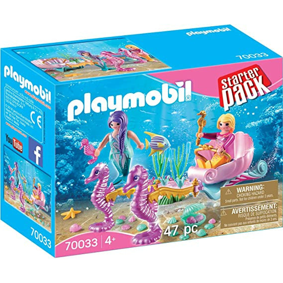 Playmobil Seahorse Carriage and Figure Pack Playset